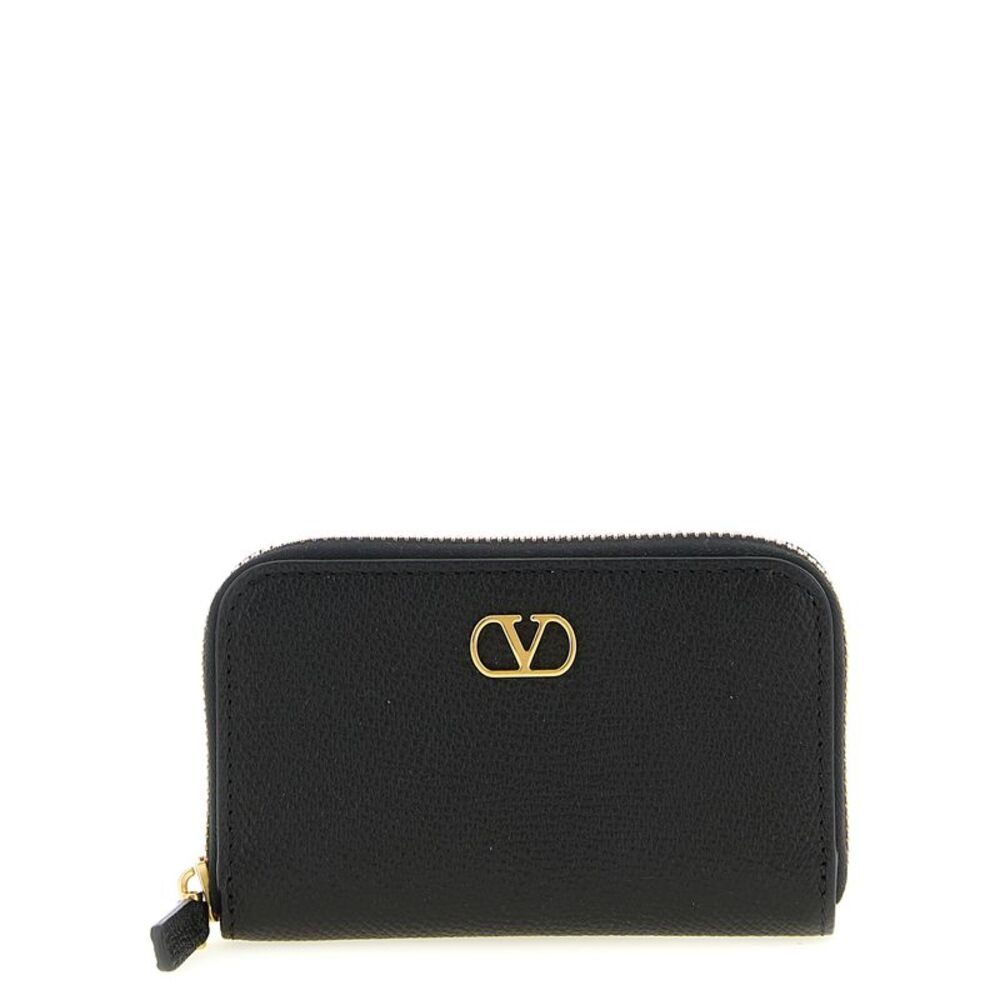 Valentino Garavani Black Calfskin Women's Cardholder